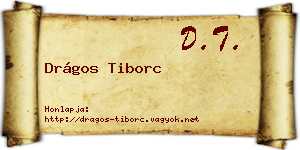 Drágos Tiborc névjegykártya